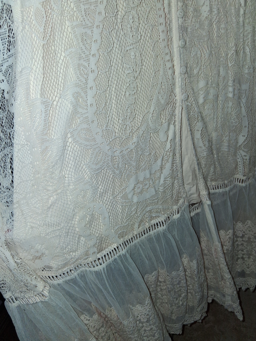 torrid Lace Maxi Chemise in Nude Blush - Picture 3 of 4